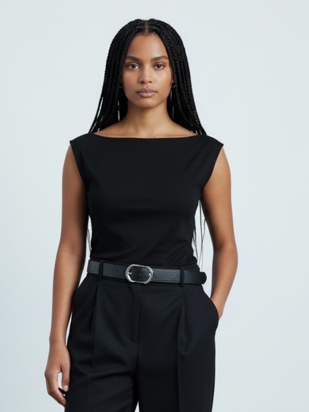 NWT J. Crew Off-the-shoulder tank top in stretch cotton blend
